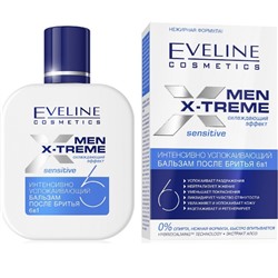 Бальзам после бритья 6 в 1 Eveline Men X-Treme Sensitive, интенсивно успокаивающий, 100 мл
